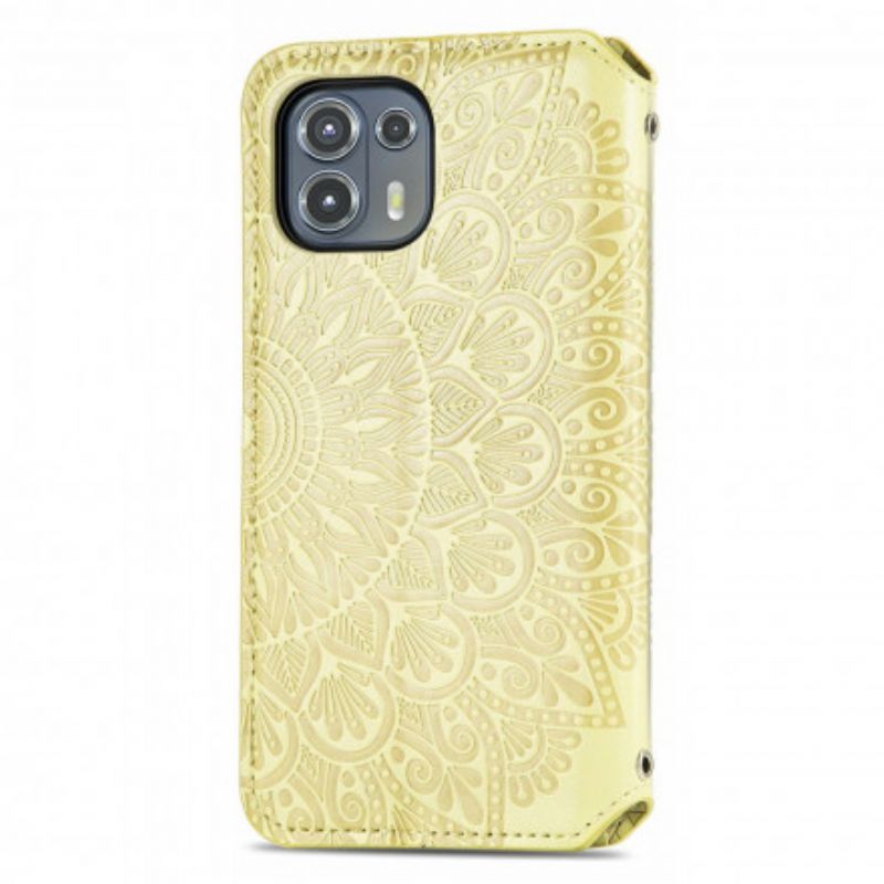 Folio-hoesje Motorola Edge 20 Lite Mandala Bescherming Hoesje