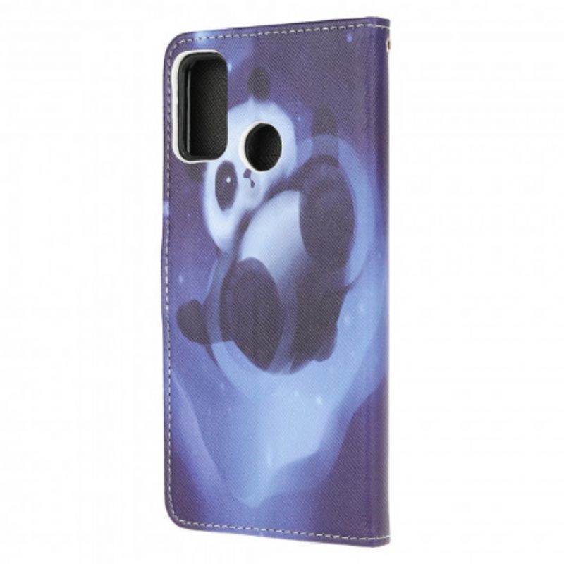 Folio-hoesje Moto G30 / G10 Panda Space Strappy