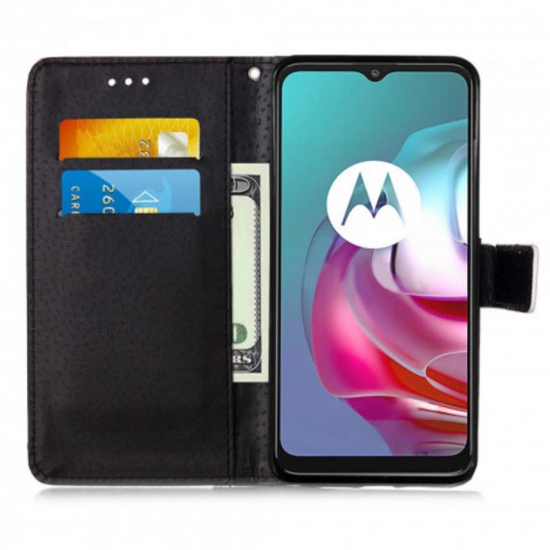 Folio-hoesje Moto G30 / G10 Telefoonhoesje Ernest En De Reflectie