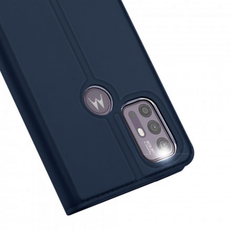 Folio-hoesje Moto G30 / G10 Telefoonhoesje Skin Pro Dux Ducis