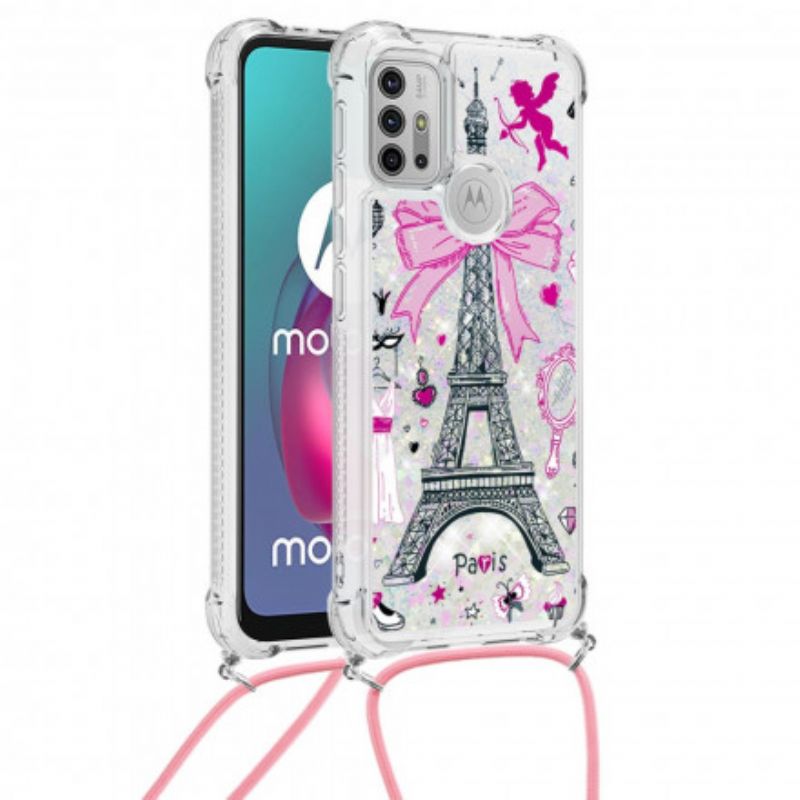 Hoesje Moto G30 / G10 A Cordon Eiffeltoren Bescherming Hoesje