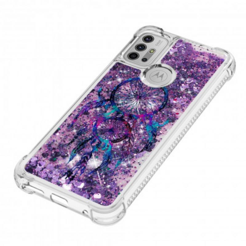 Hoesje Moto G30 / G10 Glitter Dromenvanger