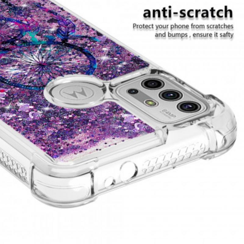 Hoesje Moto G30 / G10 Glitter Dromenvanger