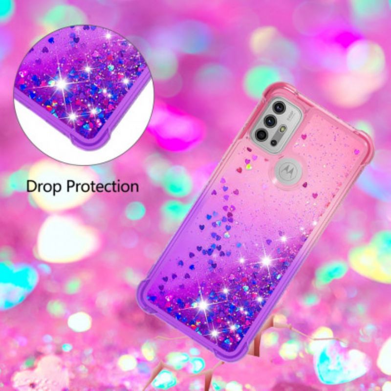 Hoesje Moto G30 / G10 Glitterkleuren