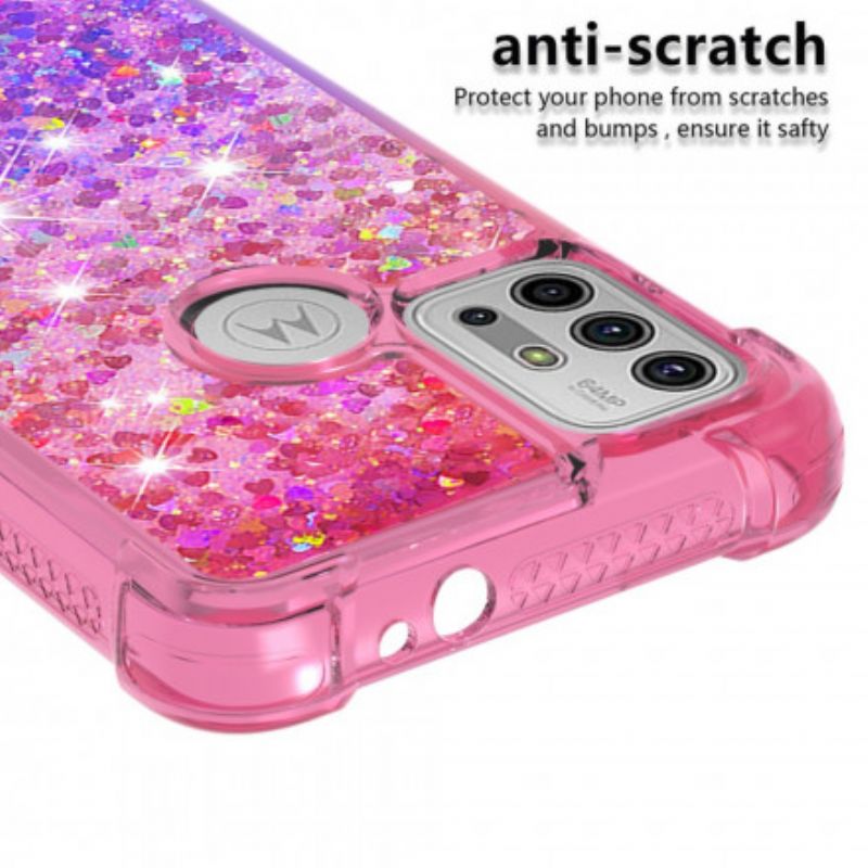 Hoesje Moto G30 / G10 Glitterkleuren