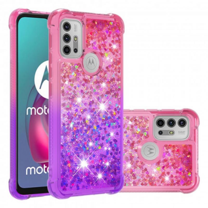 Hoesje Moto G30 / G10 Glitterkleuren