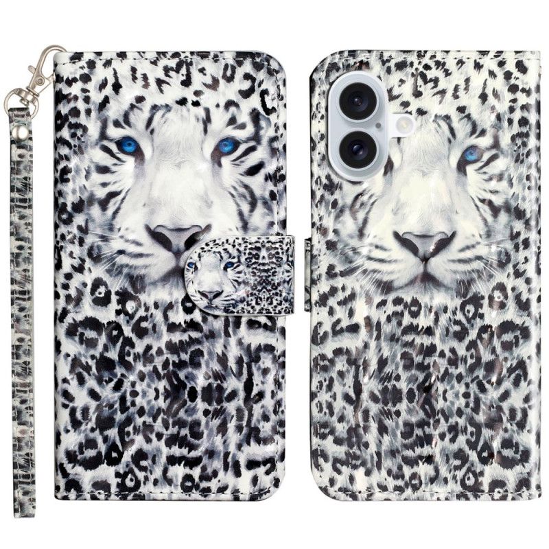 Bescherming Hoesje iPhone 16 Luipaardband