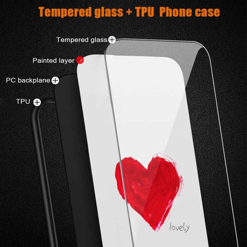 Cover Hoesje iPhone 16 Telefoonhoesje Maangehard Glas