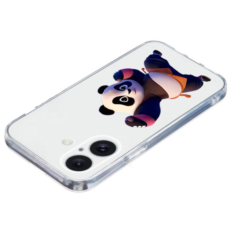 Cover Hoesje iPhone 16 Telefoonhoesje Transparante Pandarand