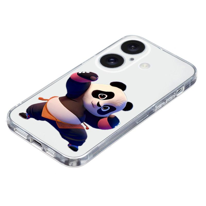 Cover Hoesje iPhone 16 Telefoonhoesje Transparante Pandarand