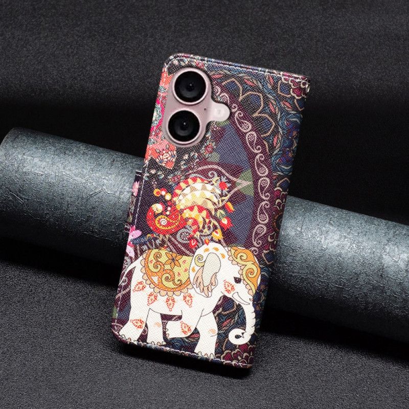 Leren Hoesje Voor iPhone 16 Stamolifant