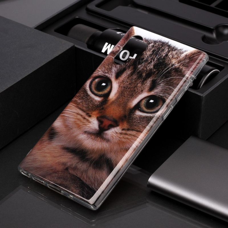 Cover Hoesje Samsung Galaxy Note 10 Plus Telefoonhoesje Mijn Kitten