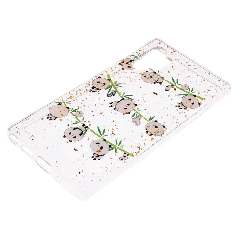 Hoesje Samsung Galaxy Note 10 Plus Leuke En Glitterpanda'S