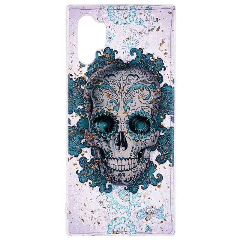 Hoesje Samsung Galaxy Note 10 Plus Schedel En Glitter