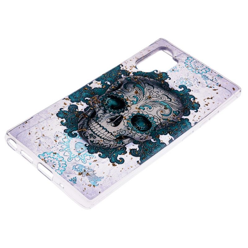 Hoesje Samsung Galaxy Note 10 Plus Schedel En Glitter