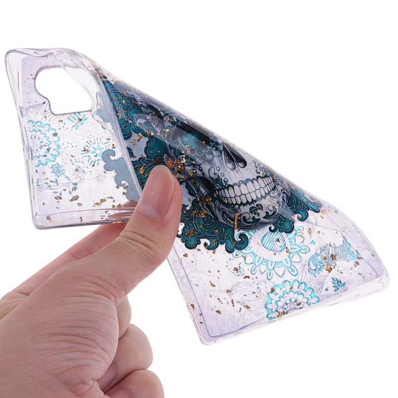 Hoesje Samsung Galaxy Note 10 Plus Schedel En Glitter