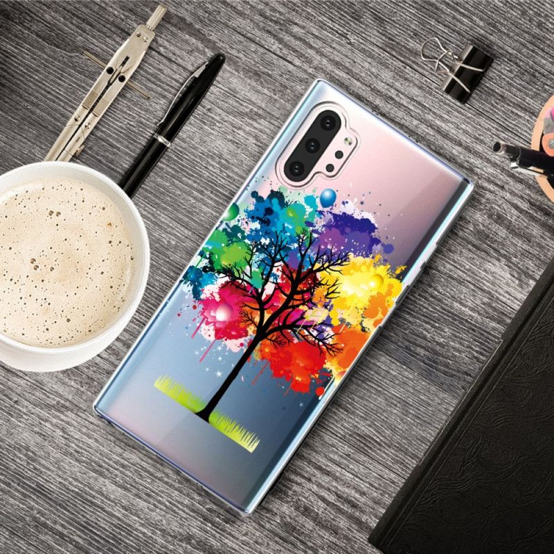 Hoesje Samsung Galaxy Note 10 Plus Transparante Aquarelboom