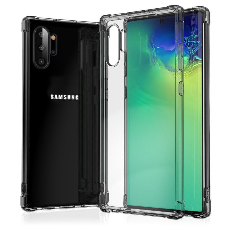 Hoesje voor Samsung Galaxy Note 10 Plus Transparant Leeu-Design