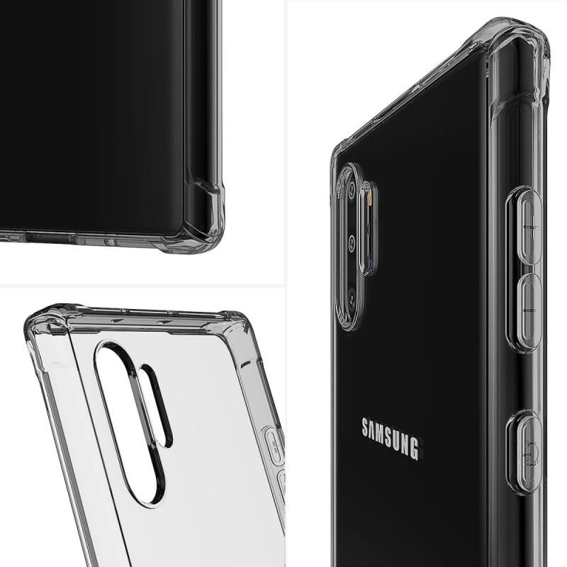 Hoesje voor Samsung Galaxy Note 10 Plus Transparant Leeu-Design