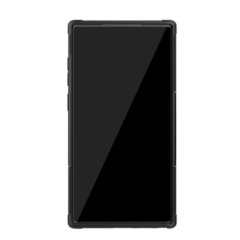 Hoesje voor Samsung Galaxy Note 10 Plus Wit Zwart Ultrabestendig