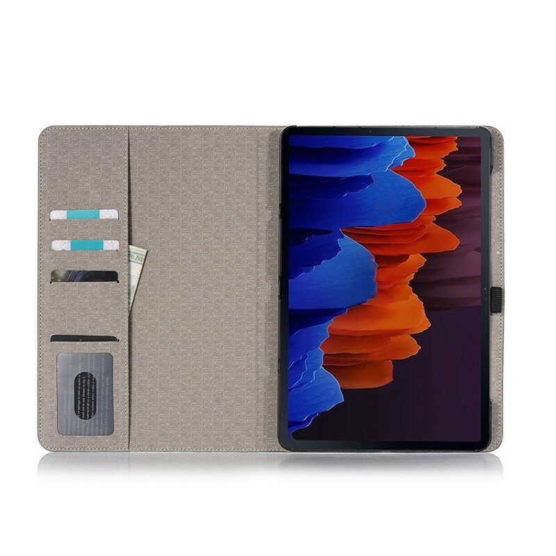 Case voor Samsung Galaxy Tab S8 / Tab S7 Textuur