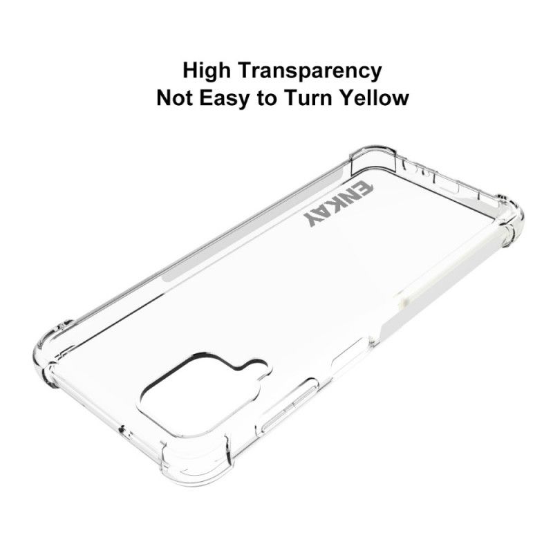 Case Hoesje Samsung Galaxy A12 Telefoonhoesje Transparant Enkay