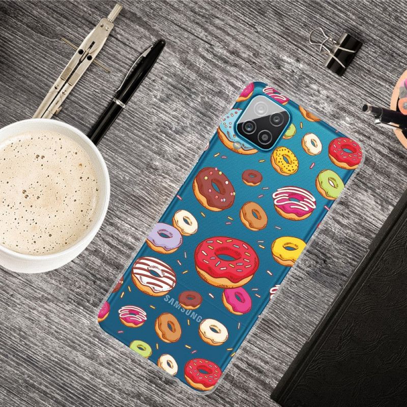 Cover Hoesje Samsung Galaxy A12 Telefoonhoesje Hou Van Donuts