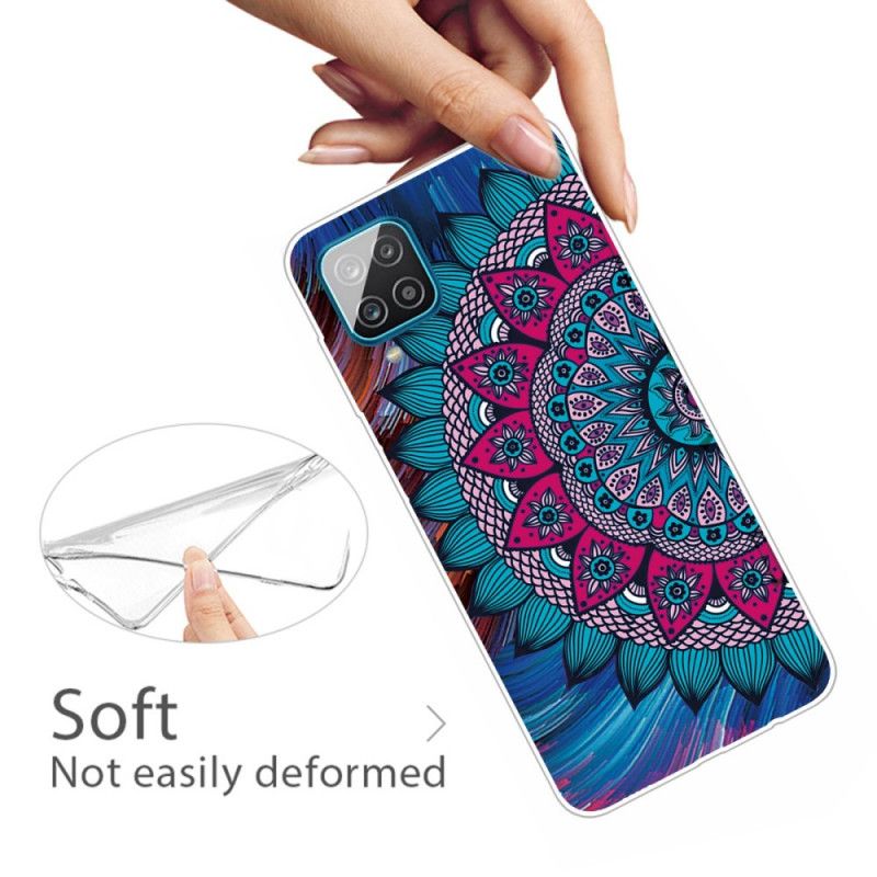 Hoesje Samsung Galaxy A12 Kleurrijke Mandala