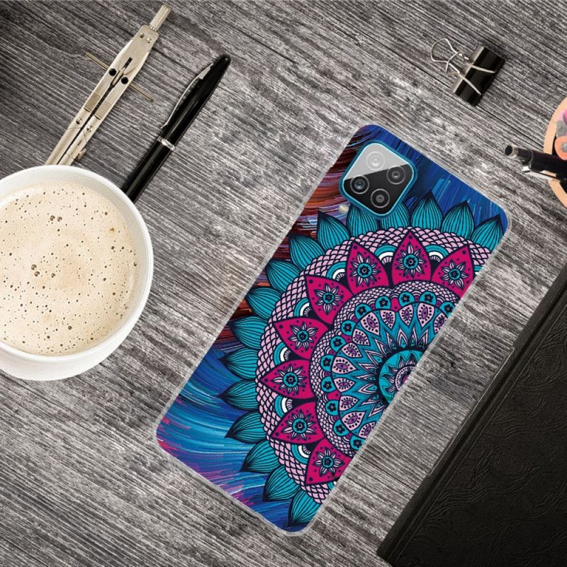 Hoesje Samsung Galaxy A12 Kleurrijke Mandala