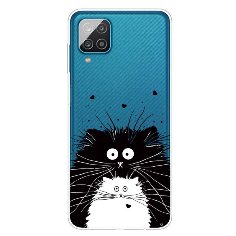 Hoesje Samsung Galaxy A12 Let Op De Katten