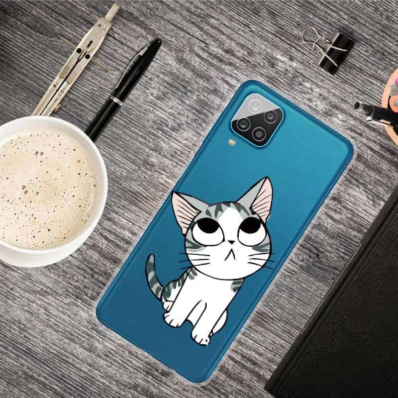 Hoesje Samsung Galaxy A12 Telefoonhoesje Charmante Kat