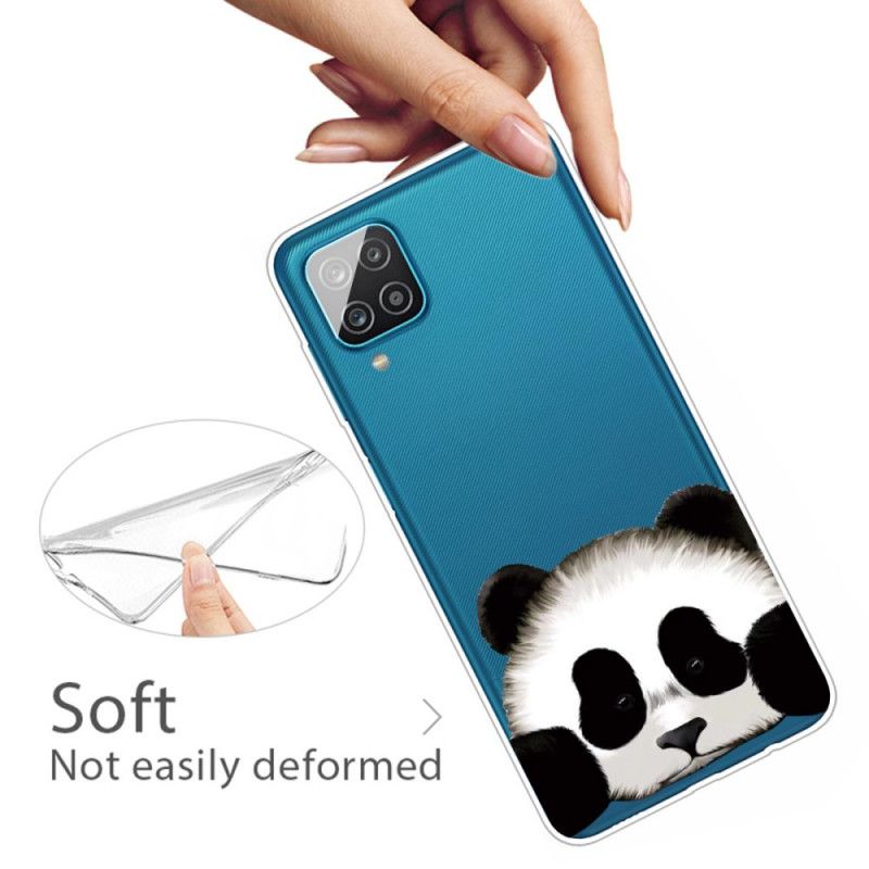 Hoesje Samsung Galaxy A12 Transparante Panda