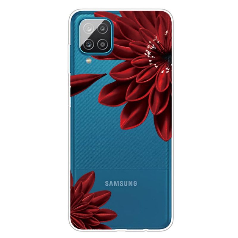 Hoesje Samsung Galaxy A12 Wilde Bloemen