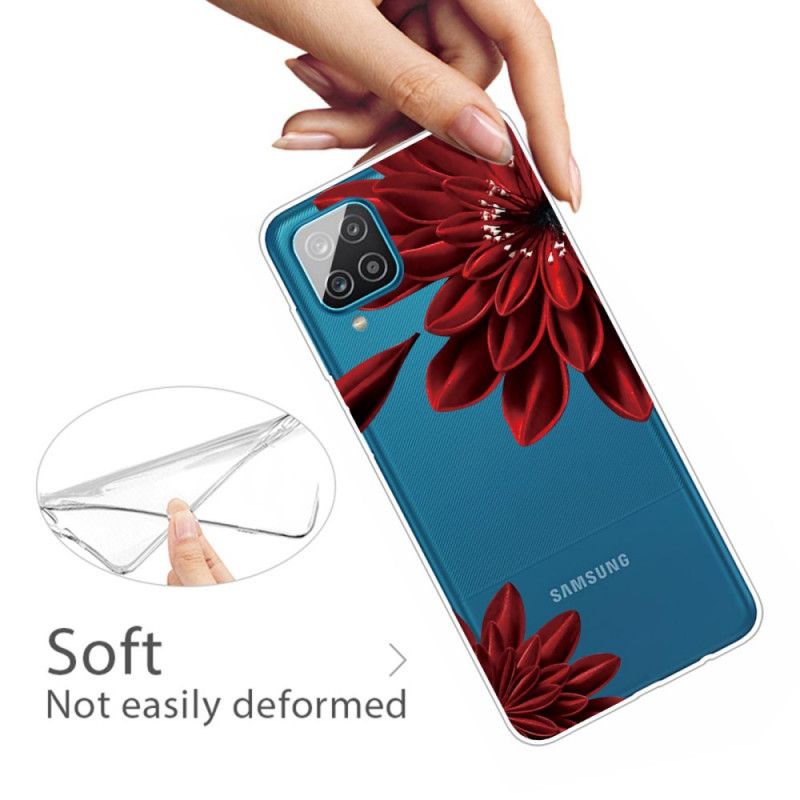 Hoesje Samsung Galaxy A12 Wilde Bloemen