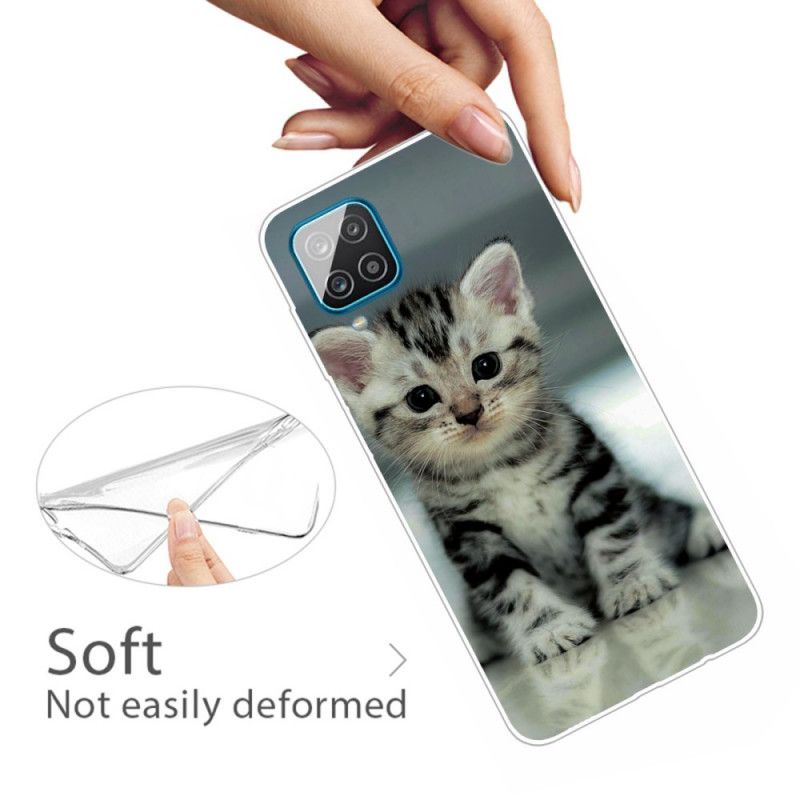 Hoesje voor Samsung Galaxy A12 Kitten Kitten