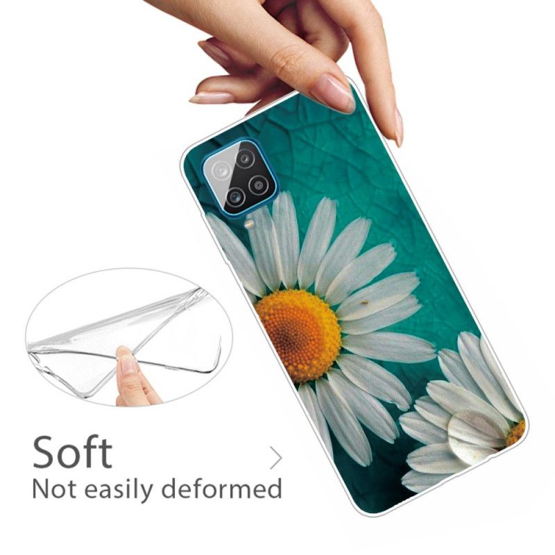 Hoesje voor Samsung Galaxy A12 Madeliefje