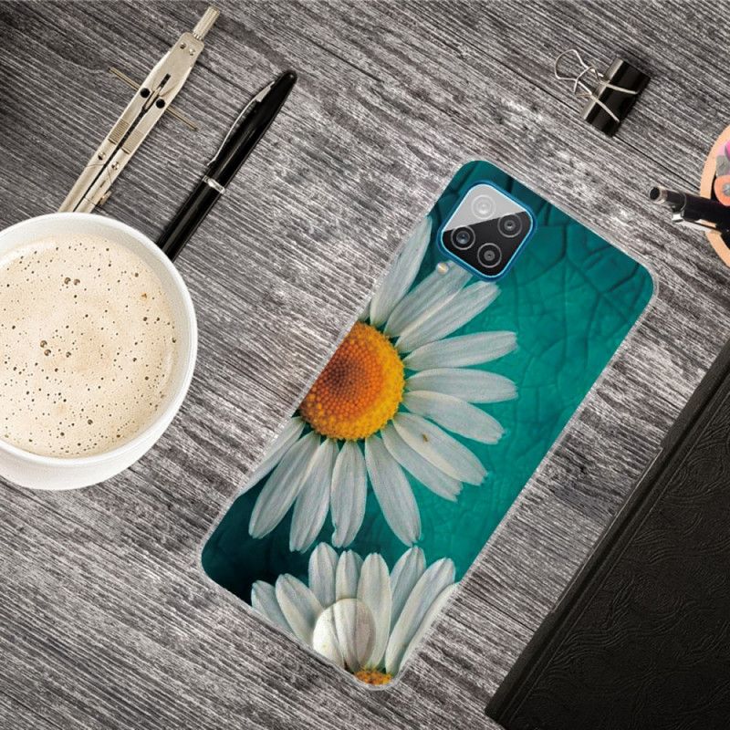 Hoesje voor Samsung Galaxy A12 Madeliefje