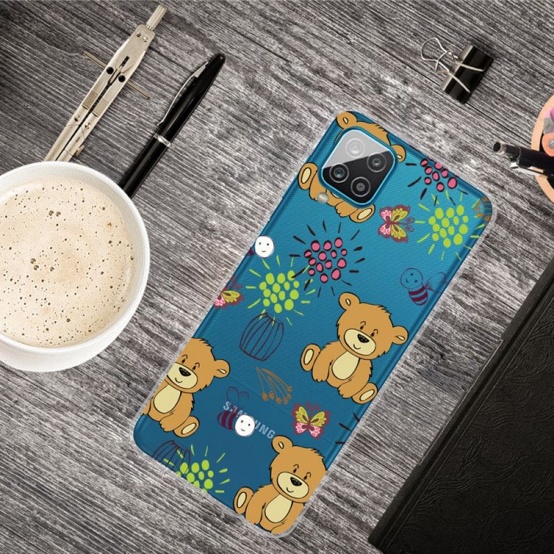 Hoesje voor Samsung Galaxy A12 Top Teddyberen