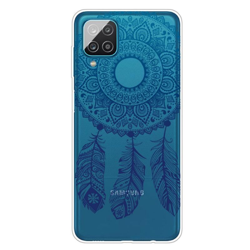 Hoesje voor Samsung Galaxy A12 Unieke Bloemenmandala