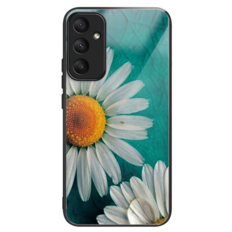 Cover Hoesje Samsung Galaxy A55 5g Telefoonhoesje Marguerite Gehard Glas