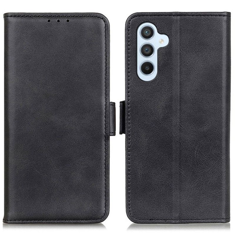 Flip Case Leren Samsung Galaxy A55 5g Dubbele Sluiting