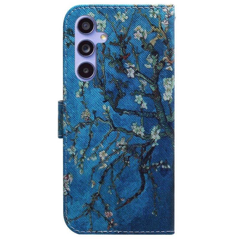 Folio-hoesje Samsung Galaxy A55 5g Telefoonhoesje Abrikozenbloemen