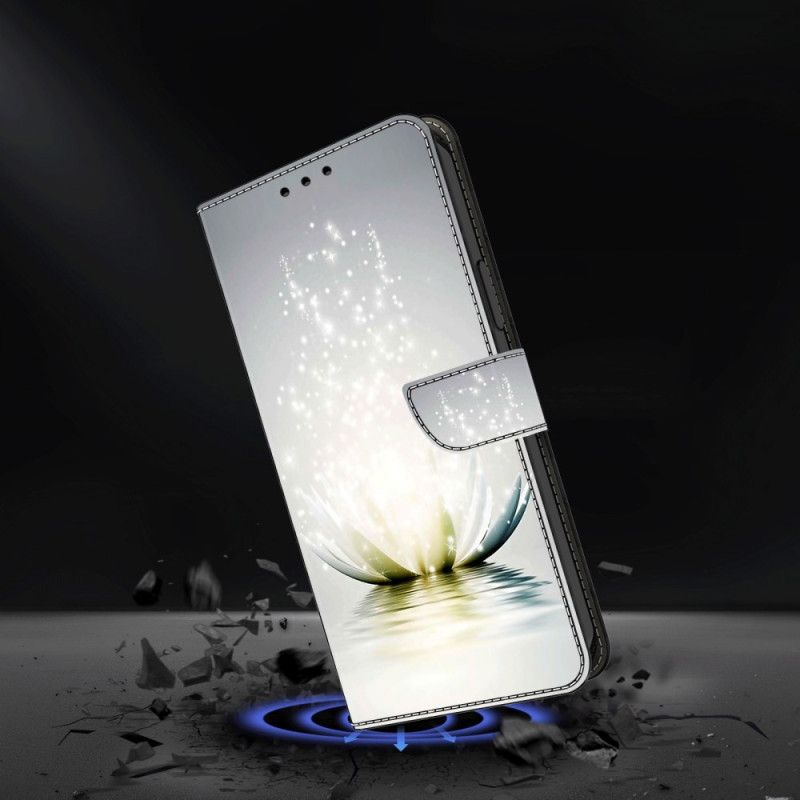 Folio-hoesje Samsung Galaxy A55 5g Telefoonhoesje Lotus