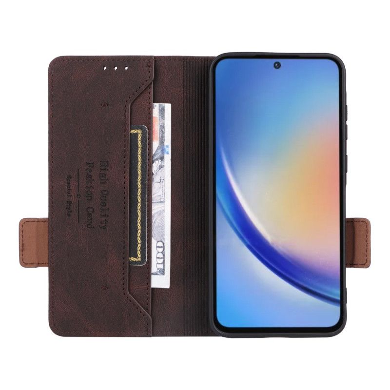 Folio-hoesje Samsung Galaxy A55 5g Telefoonhoesje Vintage-ontwerp