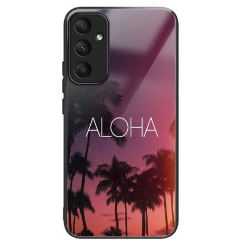 Hoesje Samsung Galaxy A55 5g Aloha Gehard Glas