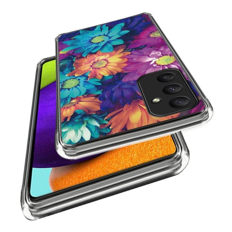 Hoesje Samsung Galaxy A55 5g Chrysant Bescherming Hoesje