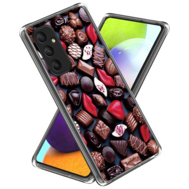 Hoesje Samsung Galaxy A55 5g Creatieve Chocolaatjes