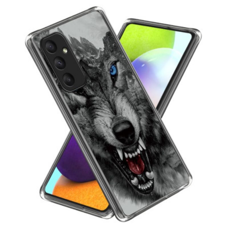 Hoesje Samsung Galaxy A55 5g Woeste Wolf