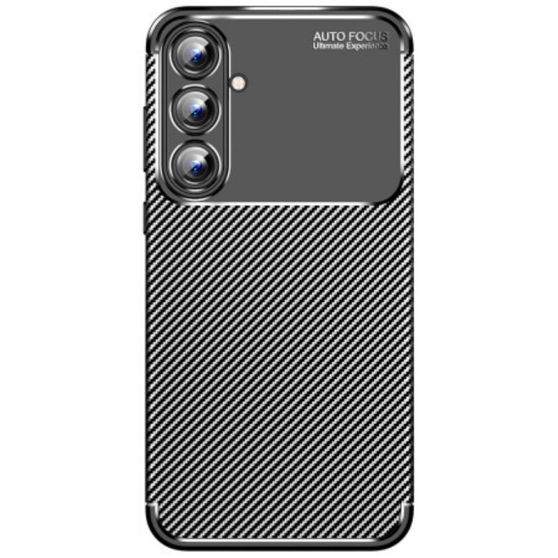 Hoesje Voor Samsung Galaxy A55 5g Flexibele Koolstofvezel