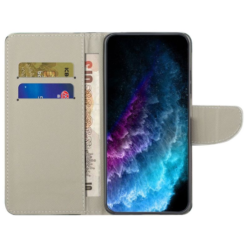 Leren Hoesje Samsung Galaxy A55 5g Vintage Eiffeltoren Bescherming Hoesje